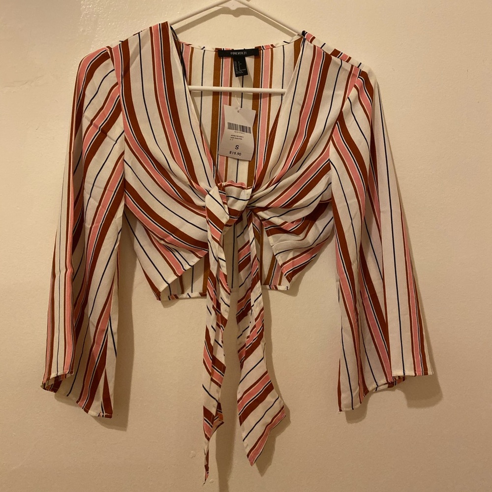 tie up crop top